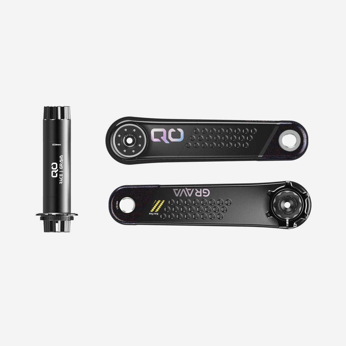 QO GRAVA Gravel Cranks & Spindle: Online Shop negro / 170