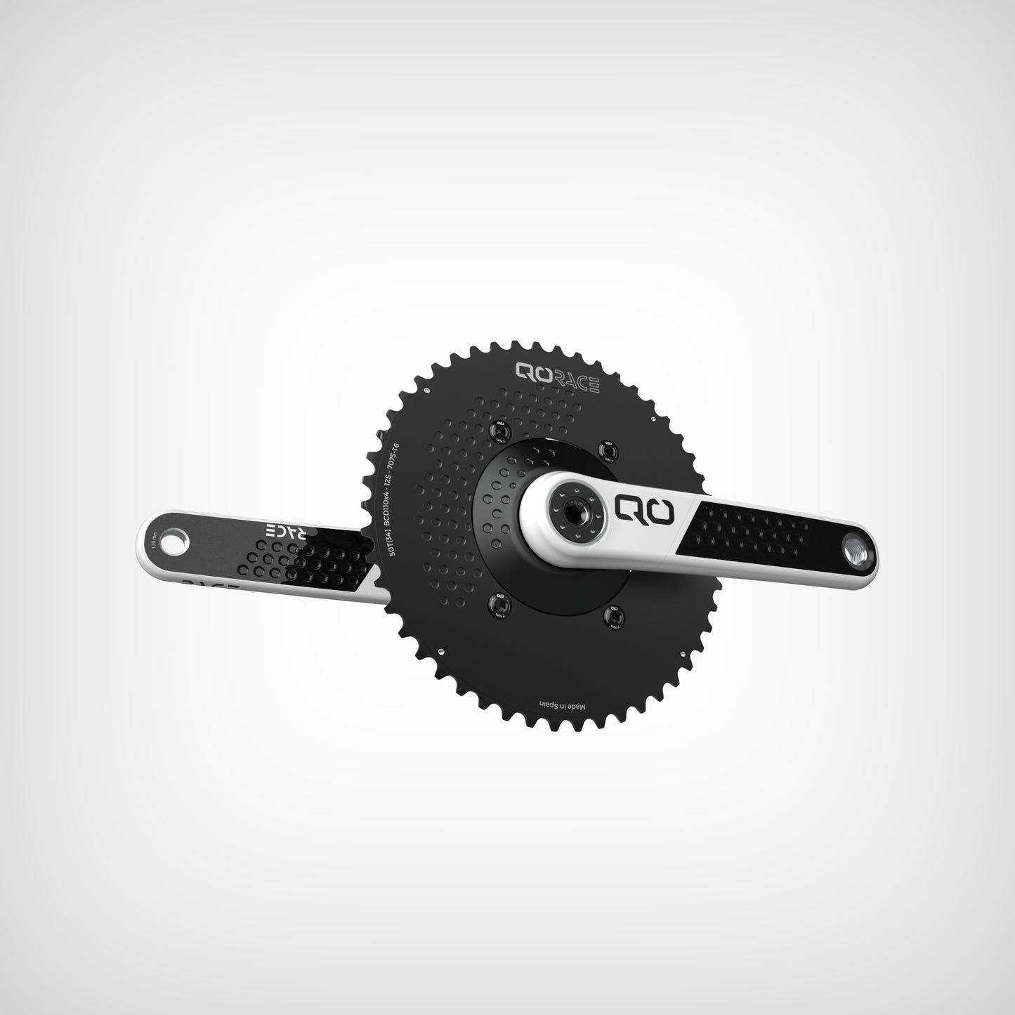 QO RACE Crankset - white