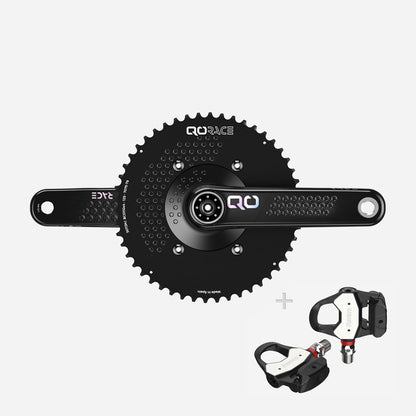 QO RACE AERO BLACK + Favero Assioma PRO RL