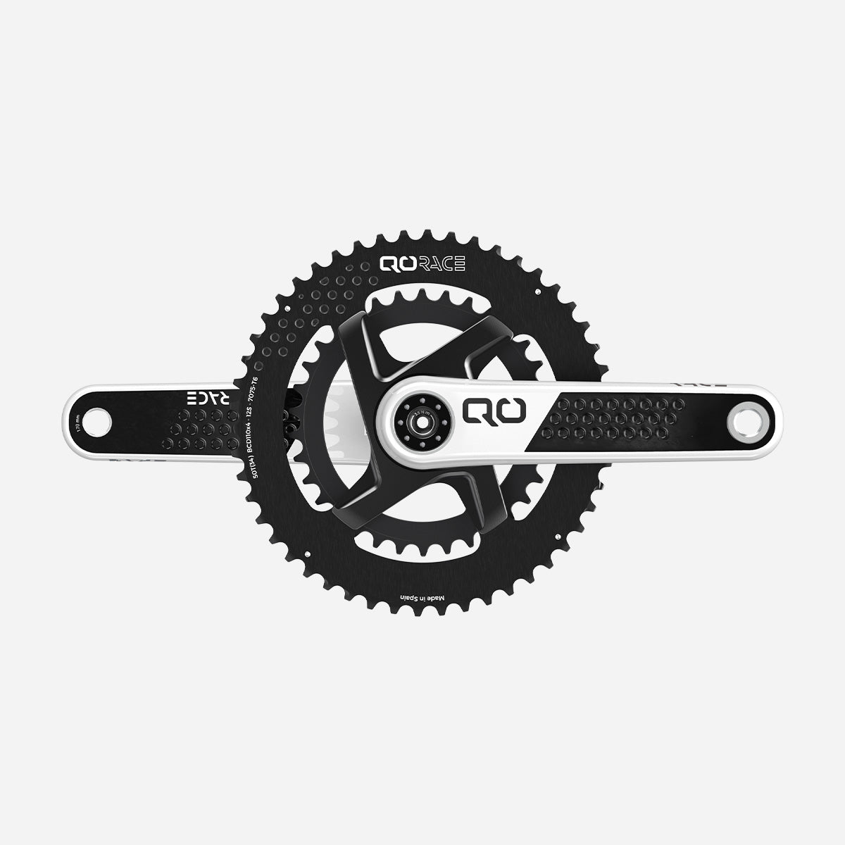 QO RACE Crankset - White