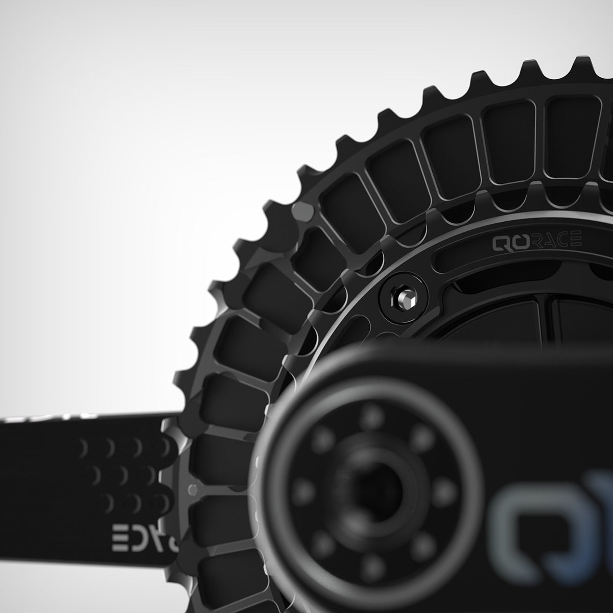 QO RACE Crankset - black