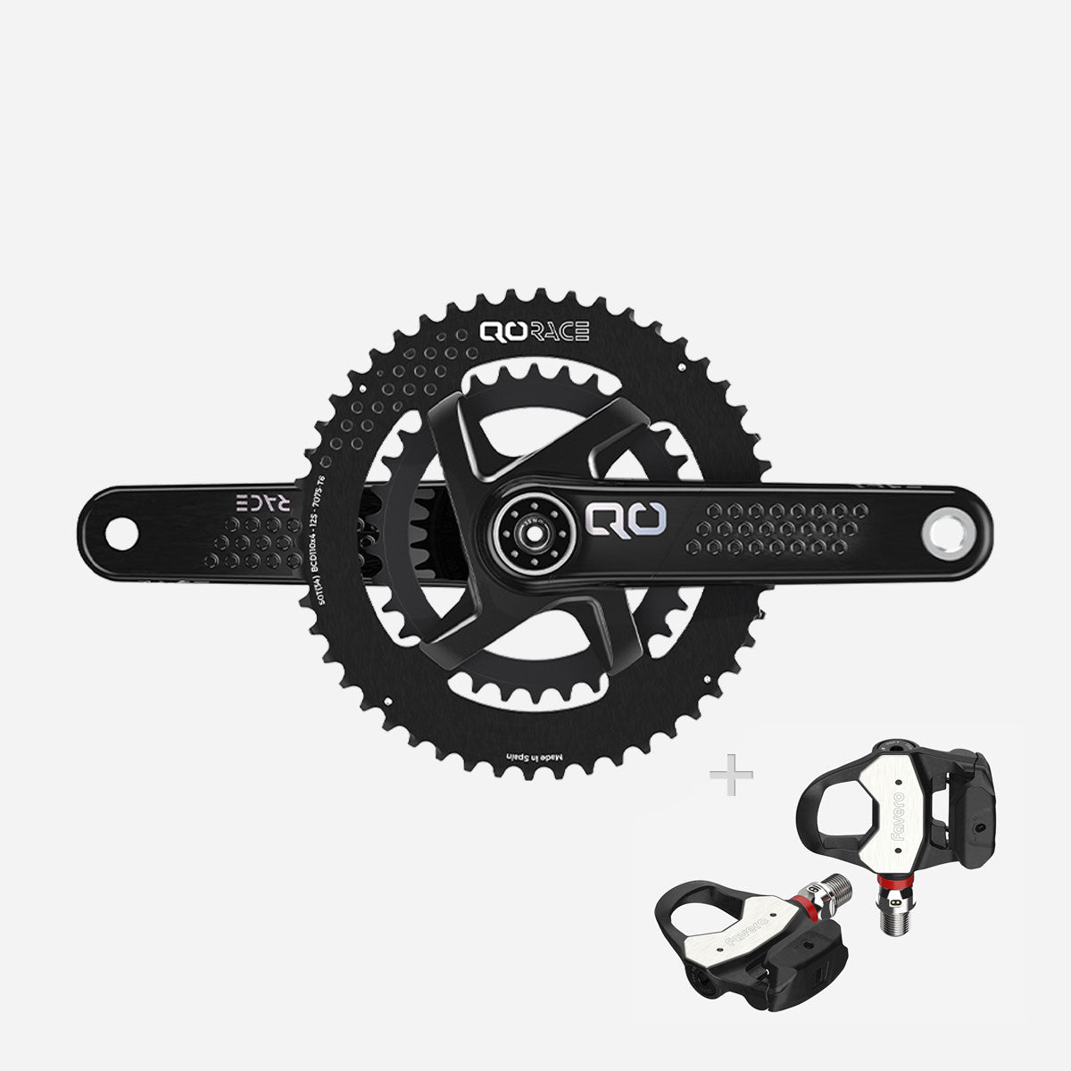QO RACE BLACK + Favero Assioma PRO RL