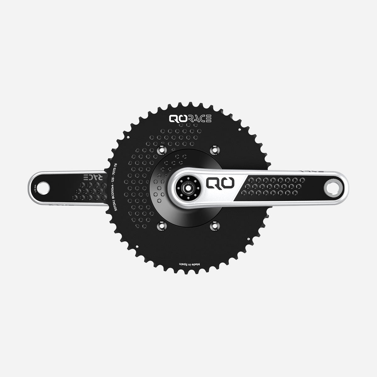 carbon crankset road white