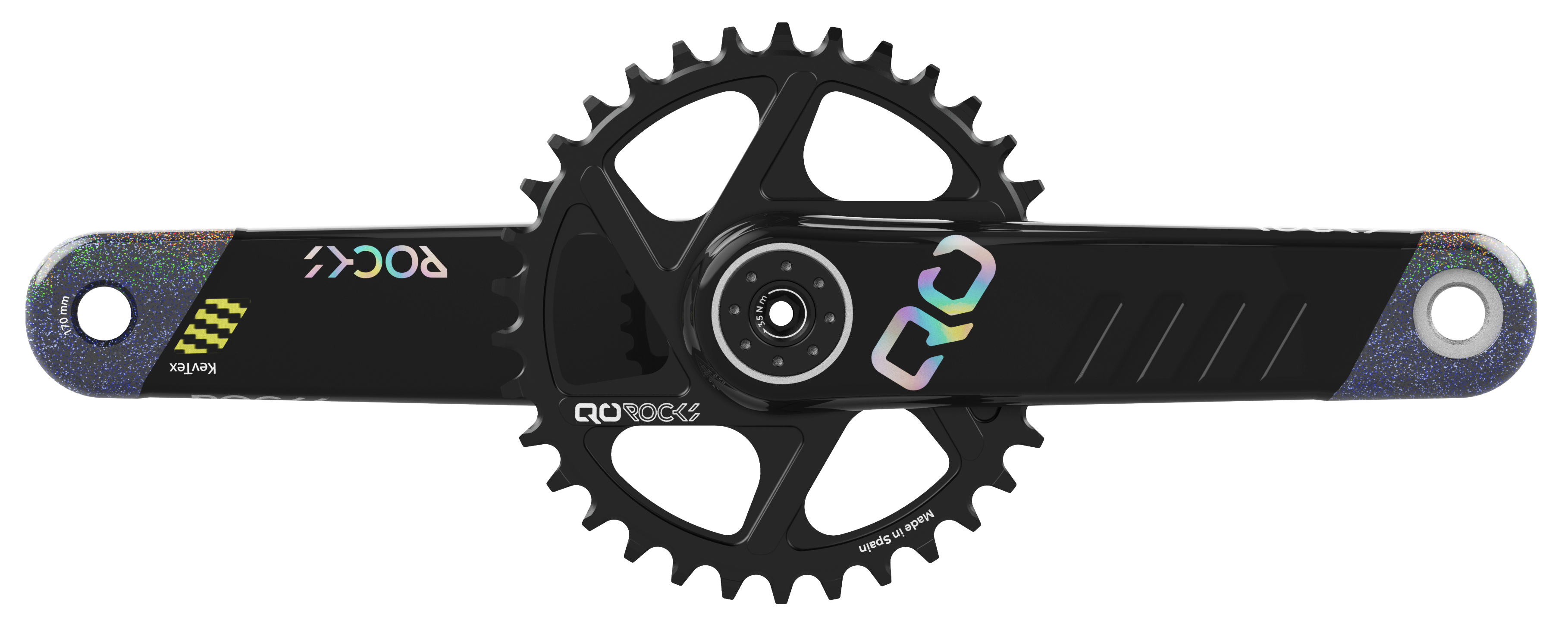 QO ROCKS MTB carbon fiber Crankset