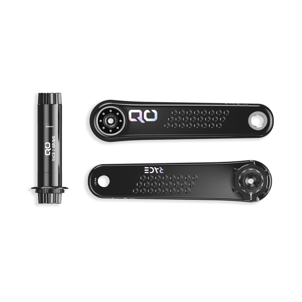 Carbon crankset gravel