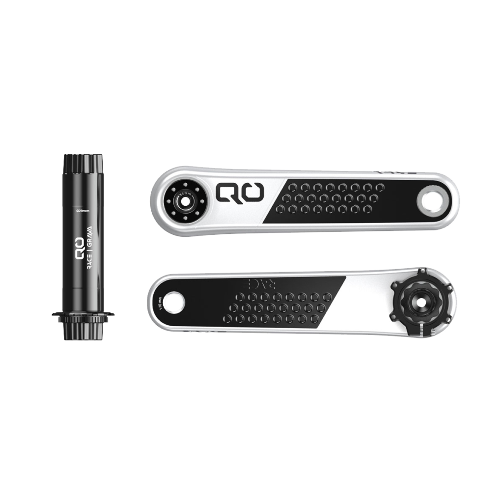 QO RACE 172.5 mm Road White Crankset